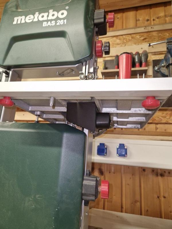 Metabo BAS 261 Absaugung am Sägeblatt