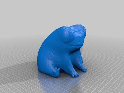 Fred the frog but he’s a giant
