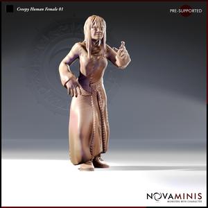 Creepy Human Female 01
