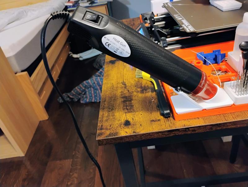 Gridfinity Heat Gun Holder