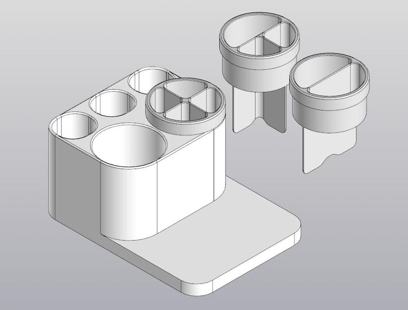 Sonicare toothbrush organizer