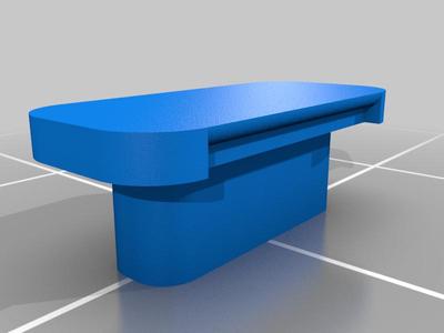USB-C cover with grooves for easy removal.