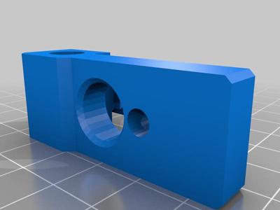Ender X-axis blocker for linear rails