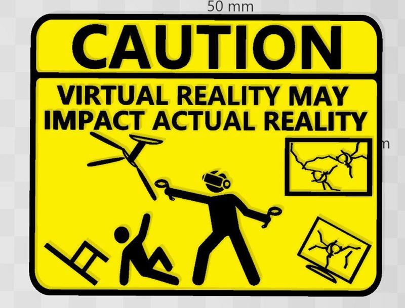 CAUTION VR MAY IMPACT AR