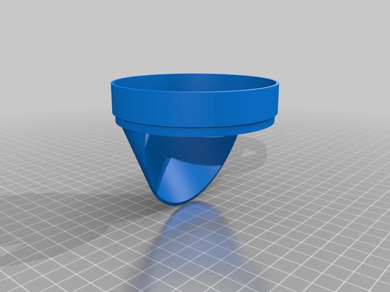 90mm Poop Chute Receptacle for Under Desk Bins