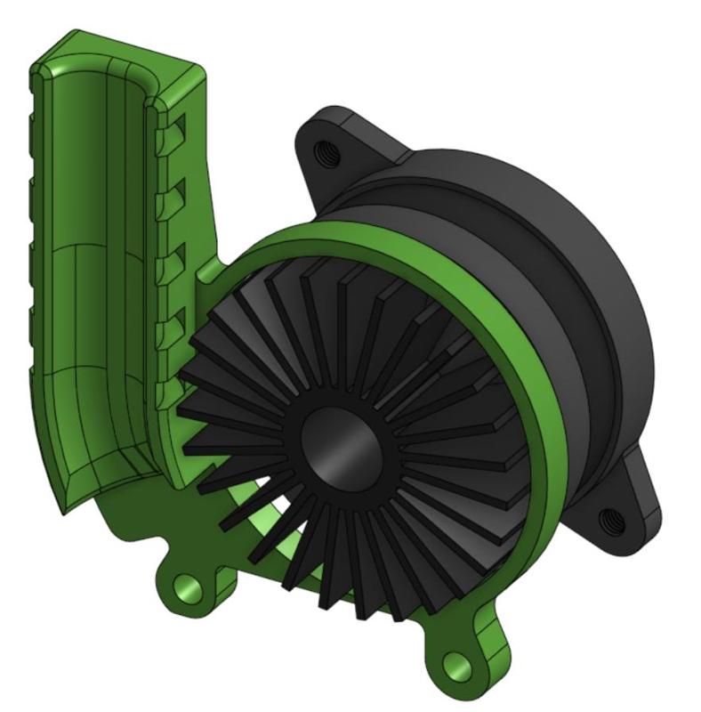 E3NG - Round Nema 14 Heatsink Cable Strain