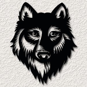 wolf wall art spirit animal wall decor mountain decoration