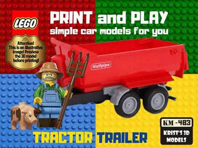 Lego Tractor Trailer