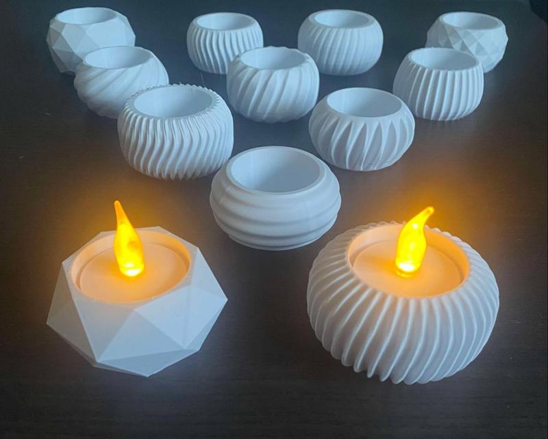 12 Aesthetic tealight candle holder