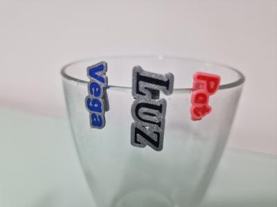Customizable Glass Markers (+8000 fonts) 