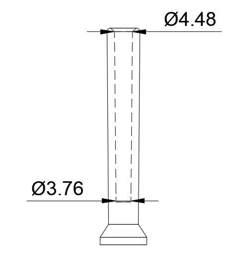 PTFE Tube Cap Conical