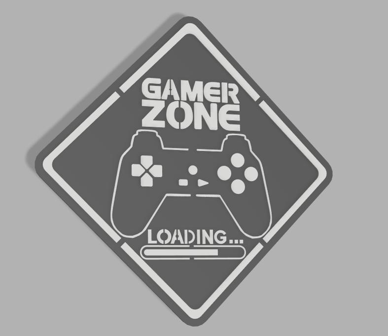 Gamer Zone Sign