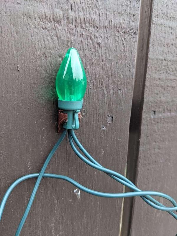 Surface-Mounted Holiday Lights Hanger