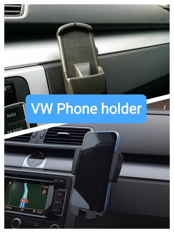 VW phone holder UHV mobile phone preparation