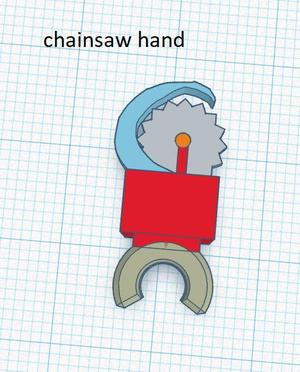 chainsaw hand for mini 13