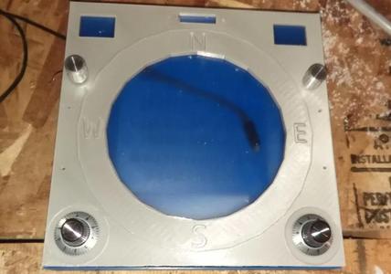 Eight by eight Radar Tracker Screen Lower Bezel
