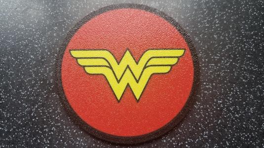 Wonderwoman logo coaster