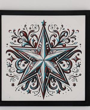 HueForge Winter Star
