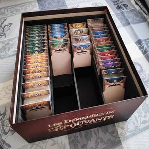 Arkham Horror (LCG) Storage Box Organizer with the Mansions of Madness box (Only Perfect Size Sleeves)