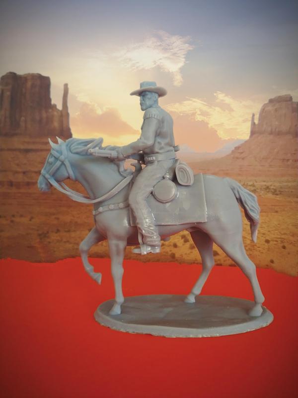 Apache Kid Scout on horseback