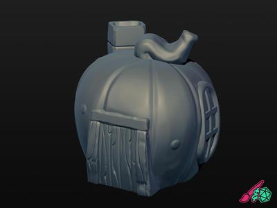 Fantasy Pumpkin house 02