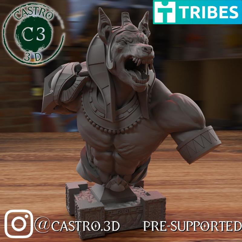 Anubis Bust - The Jackal God