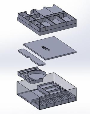Pest board game organizer + deluxe components + event cards