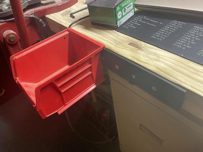 Hanger for stackable bins