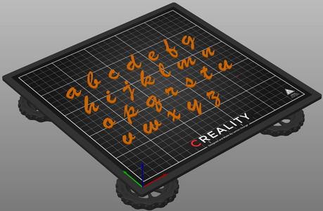 Upper and Lower Case A to Z - Cursive Handwriting Script/Font