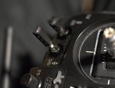 RC Transmitter flat switch cap - PLA