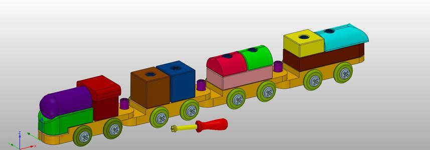 children's train kit