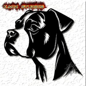 boxer wall art pet fog decor