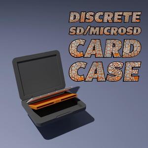 Modular and Discrete SD/MicroSD card Case.
