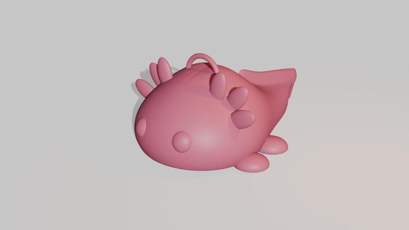 Axolotl - Key Chain