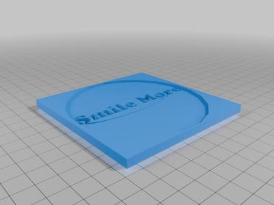 Smile More coaster