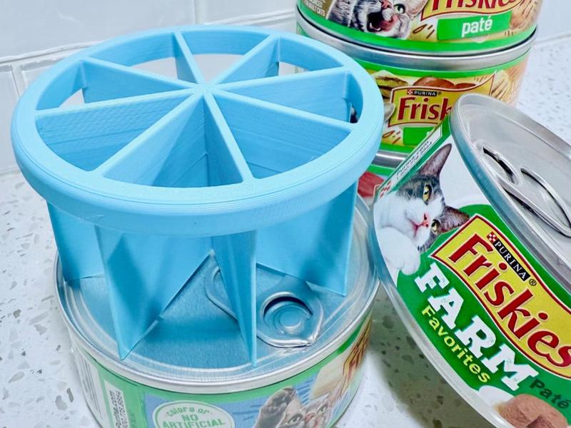 Cat Food Cutter for 3" Cans-in 8, 6, 4 & 3 pieces