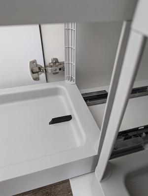IKEA HALLBAR Pull-out frame spacer for 22L bin
