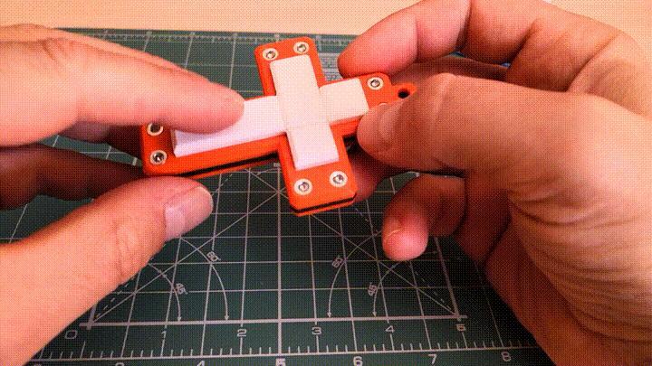 Christian Cross With Secret Compartment