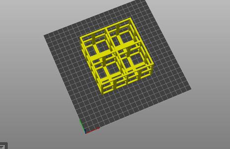 Quadruple infinity cube