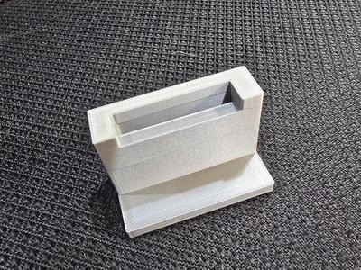 Laptop stand end cap