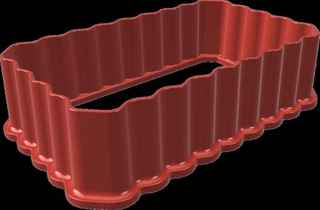  Cookie Cutter - Rectangle Crinkle Edge