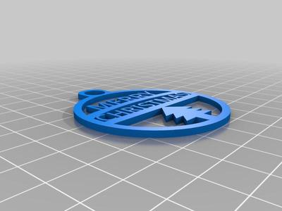 Merry Christmas Ornament 2