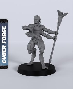 Hamza Wavebender - With Free Cyberpunk  - Sci-Fi Gift Ideas for RPG and Wargamers