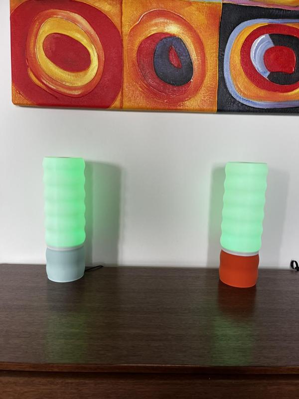 Remote-Controlled Colorful LED Lamp