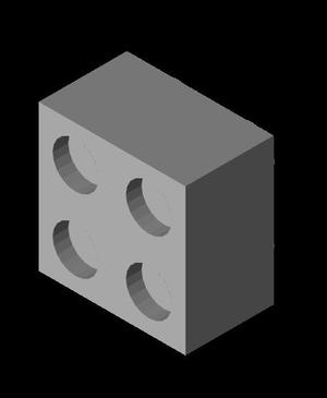 square building brick
