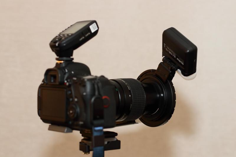 Canon MP-E 65mm flash adapter ring for Godox MF12