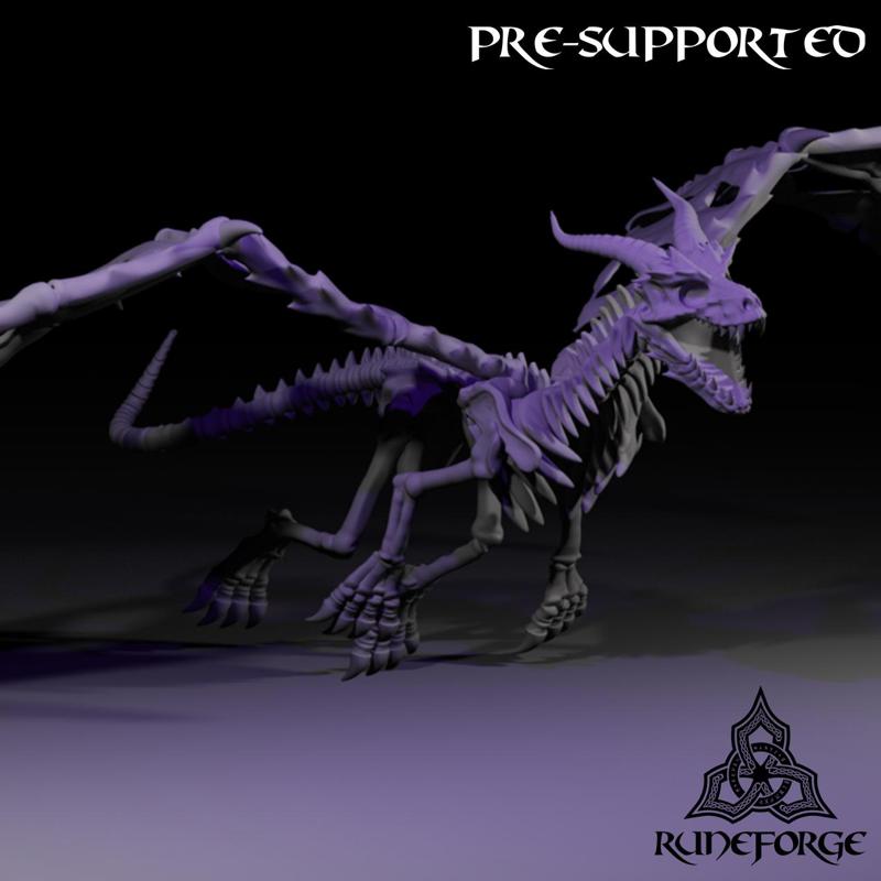 Bone Dragon - Flying