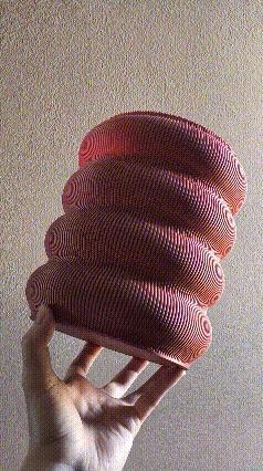 Flowing Grace Vase with Optional Lid