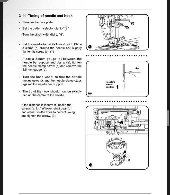 Singer Heavy Duty Sewing Machine Timing Block Gauges