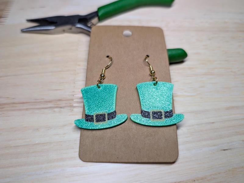 Leprechaun Hat Earrings